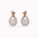 Rhinestone Earrings Stud